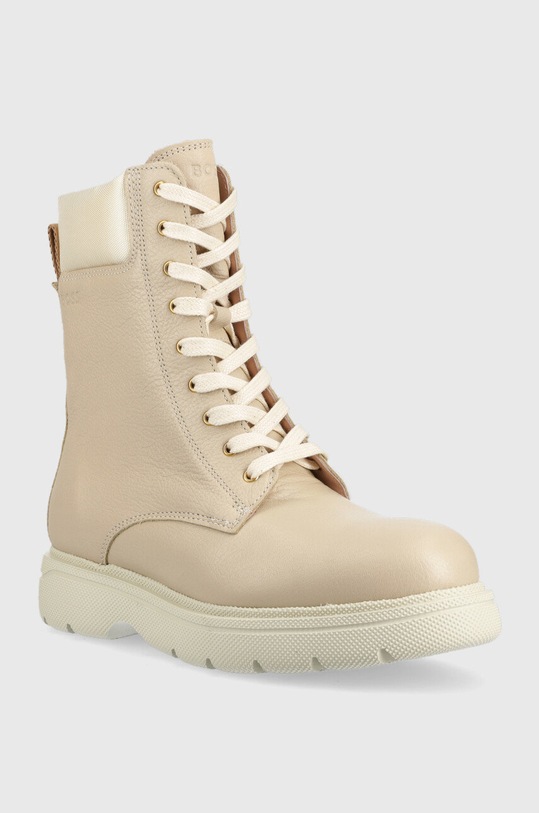 BOSS bocanci de piele Jacob 50481532.278 bej AW22