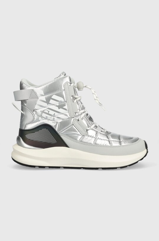 Зимние сапоги EA7 Emporio Armani Snow Boot без утепления серебрянный X8M005.XK308.R656