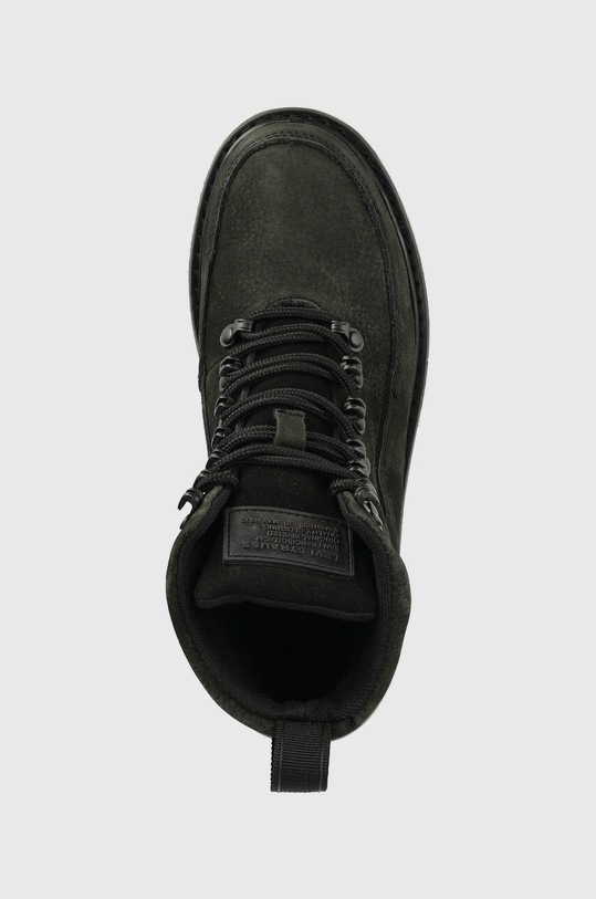 Levi's pantofi de piele intoarsa Solvi High verde D5349.0004.59