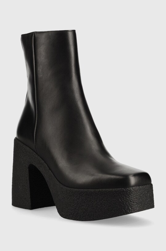 Pinko botki skórzane Coriandolo 1H213C.A072.Z99 czarny AW22