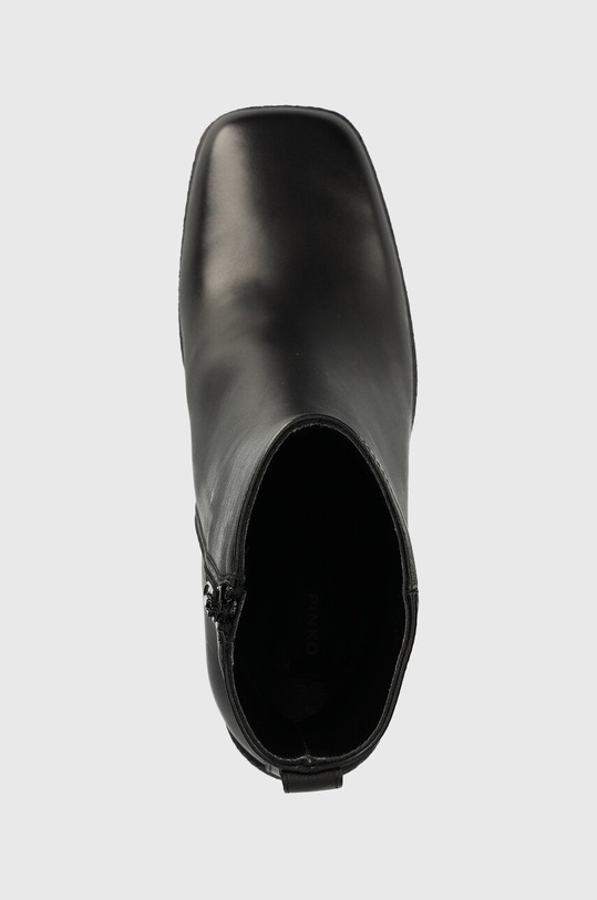 Pinko botki skórzane Coriandolo czarny 1H213C.A072.Z99