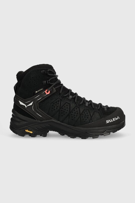 Salewa pantofi Alp Trainer 2 Mid GTX piele întoarsă negru 00.0000061383