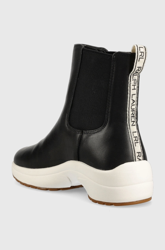 Obuwie Lauren Ralph Lauren sztyblety skórzane Rylee 802875307001.001 czarny