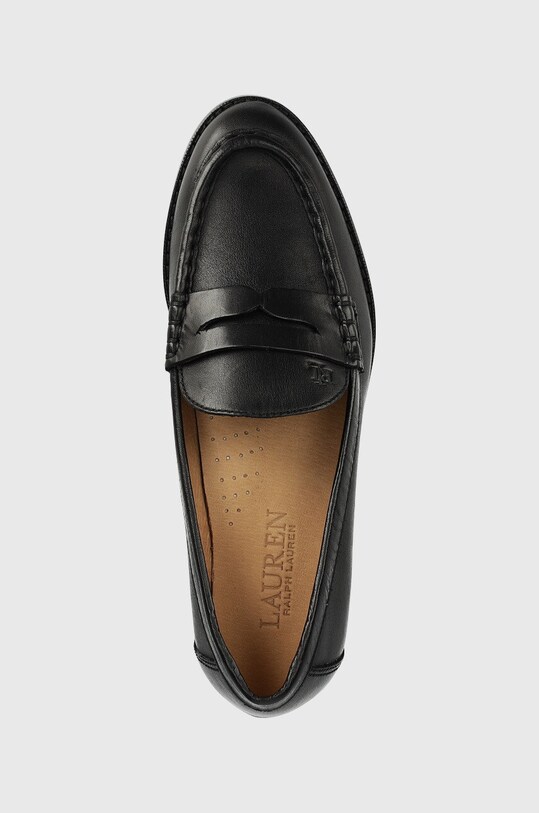 Lauren Ralph Lauren mocasini de piele Wynnie negru 802875318001.001
