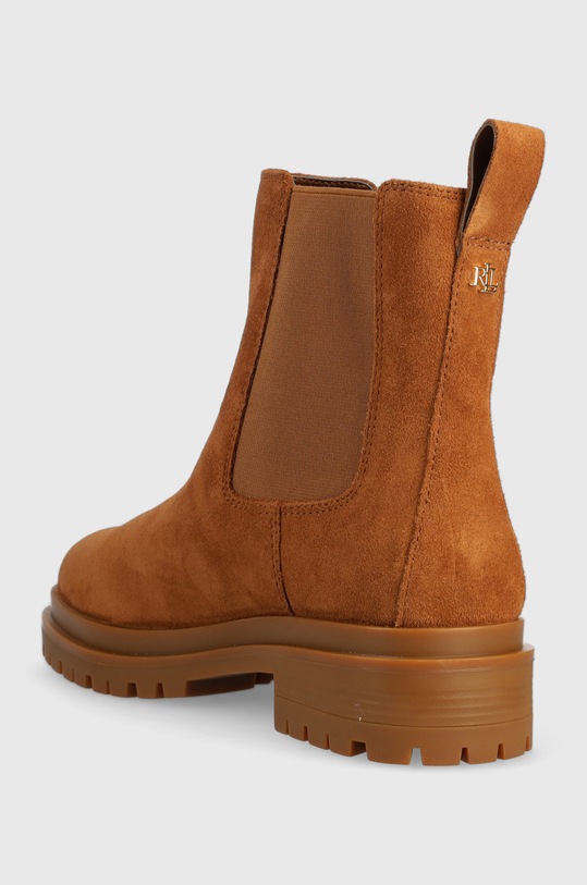 Obuwie Lauren Ralph Lauren sztyblety zamszowe 802882380002.200 brązowy