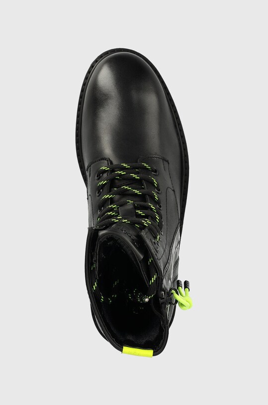 Pepe Jeans cizme de piele Trucker Laces W negru PLS50451.999