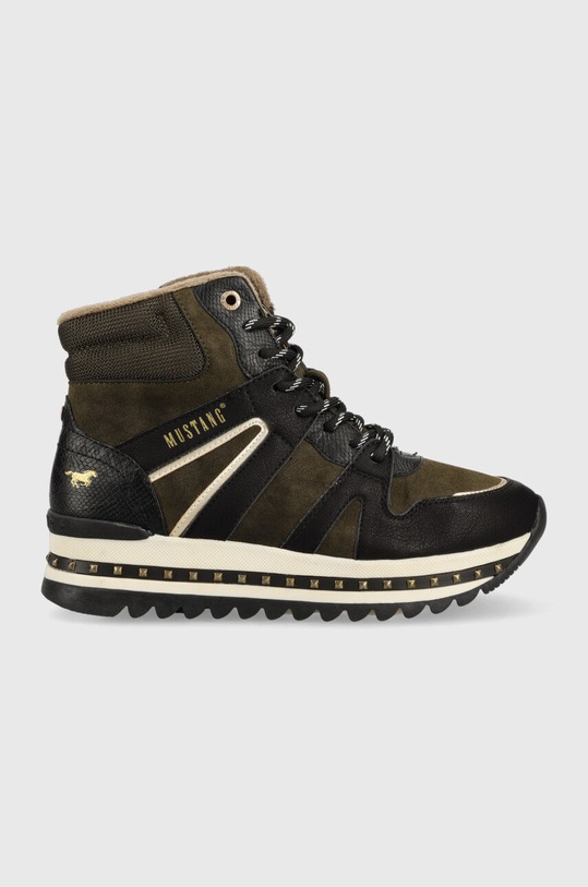 Mustang sneakers finto camoscio verde 1347505.770