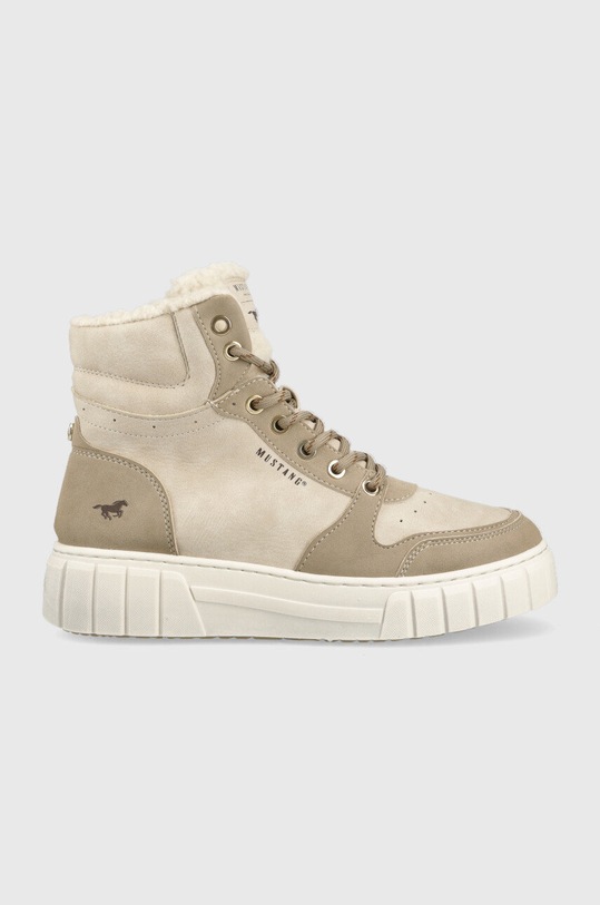Sneakers boty Mustang plochá béžová 1446602.243