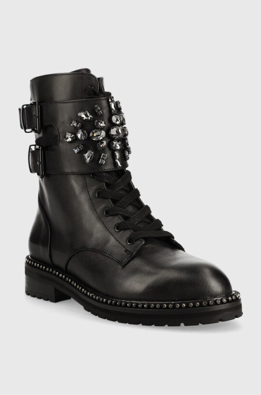 Kurt Geiger London workery skórzane Stoop 1128405109.BLACK czarny AA00