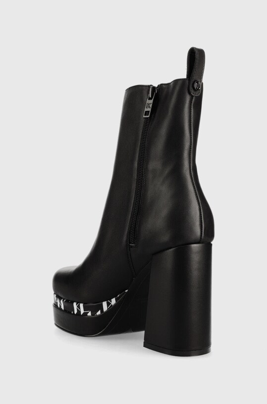 Încălțăminte Karl Lagerfeld cizme de piele Strada KL30144.000 negru