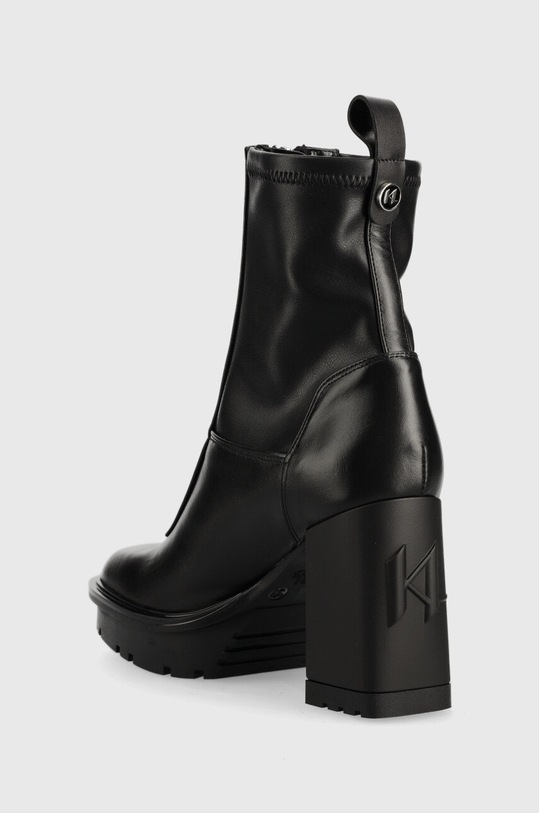 Παπούτσια Δερμάτινες μπότες Karl Lagerfeld VoyageVOYAGE KL30159.000 μαύρο