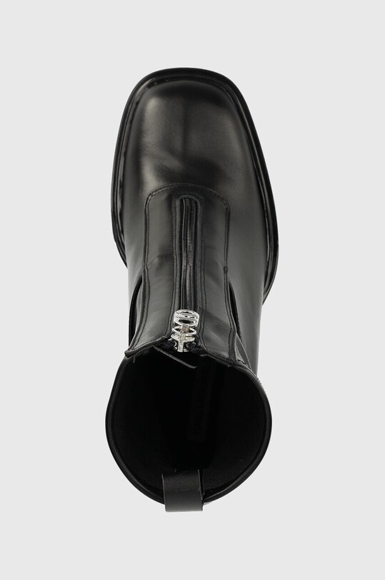 Шкіряні черевики Karl Lagerfeld Voyage чорний KL30159.000