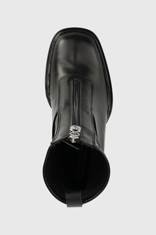 Δερμάτινες μπότες Karl Lagerfeld VoyageVOYAGE μαύρο KL30159.000