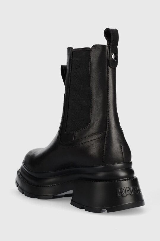Обувки Кожени боти челси Karl Lagerfeld Danton KL45065.000 черен