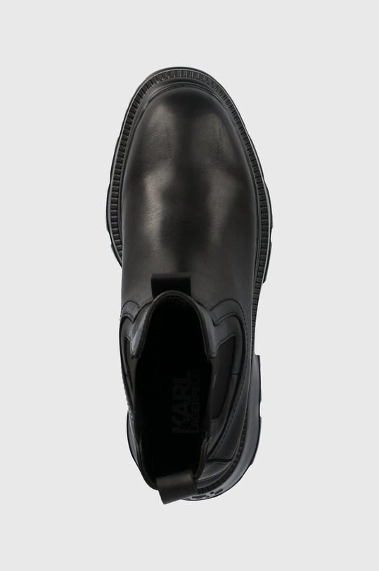 Karl Lagerfeld ghete chelsea de piele Danton negru KL45065.000
