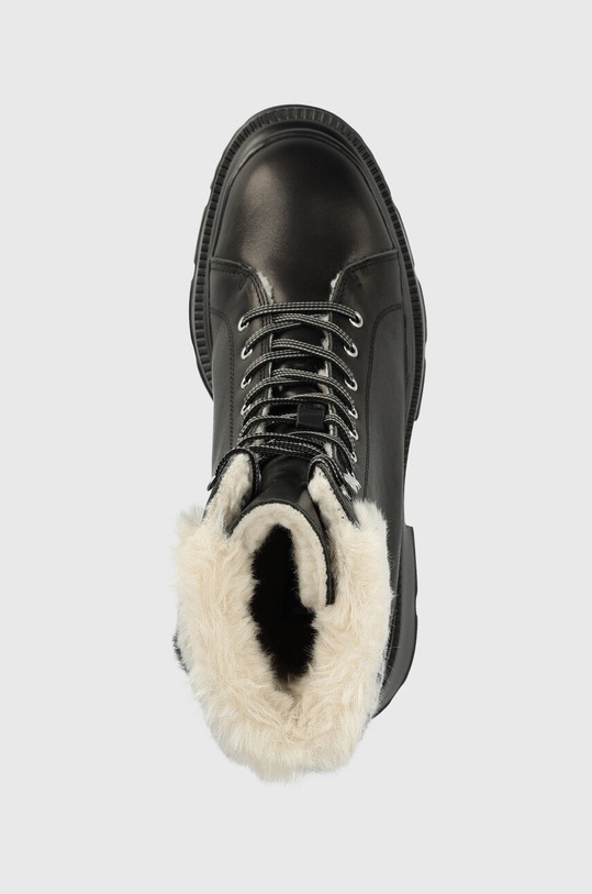Karl Lagerfeld workery skórzane DANTON czarny KL45075.000