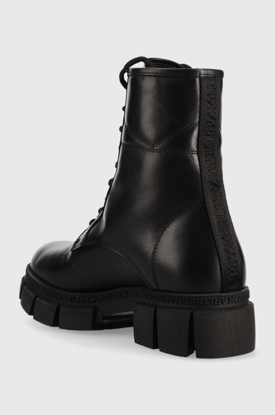 Obuwie Karl Lagerfeld workery skórzane ARIA KL43250.000 czarny