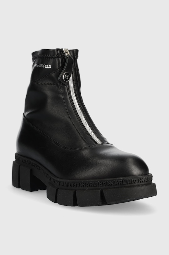 Кожаные полусапожки Karl Lagerfeld Aria KL43260.000 чёрный AW22