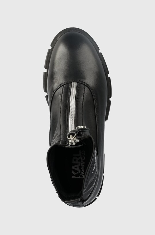 Шкіряні черевики Karl Lagerfeld Aria чорний KL43260.000