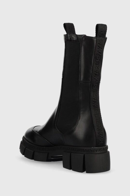 Încălțăminte Karl Lagerfeld ghete chelsea de piele Aria KL43280.000 negru