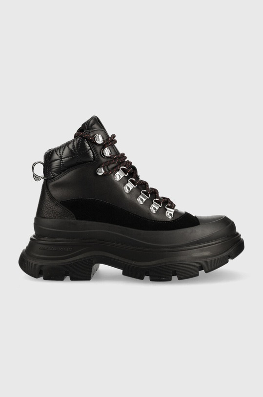 Karl Lagerfeld sneakersy LUNA tekstylny czarny KL42955.400