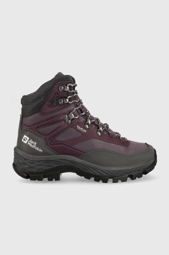 Jack Wolfskin buty Rebellion Guide Texapore Mid imitacja skóry licowej fioletowy 4053801