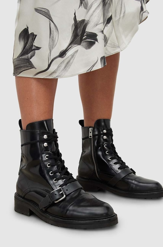 AllSaints workery skórzane Donita WF802P