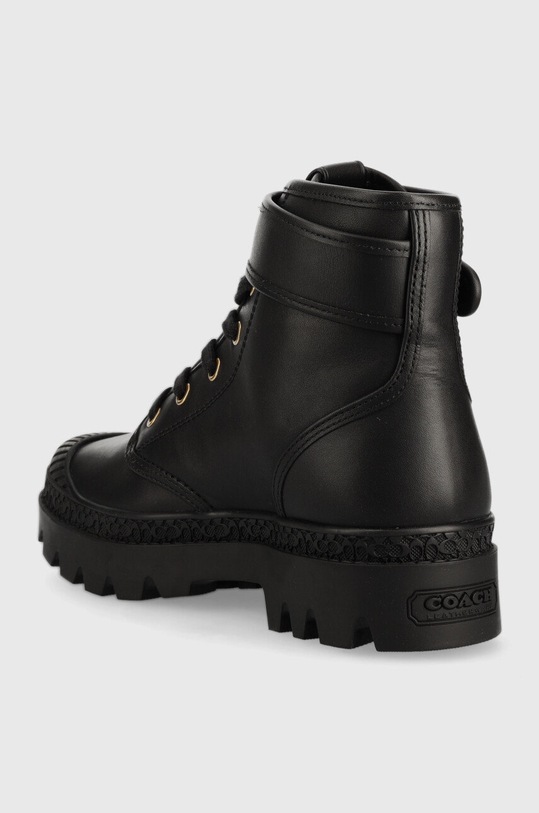 Boty Kožené workery Coach Trooper CB068.BLK černá