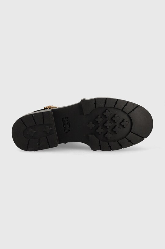Кожаные полусапожки Coach Lacey Leather Bootie CB995.BLK чёрный