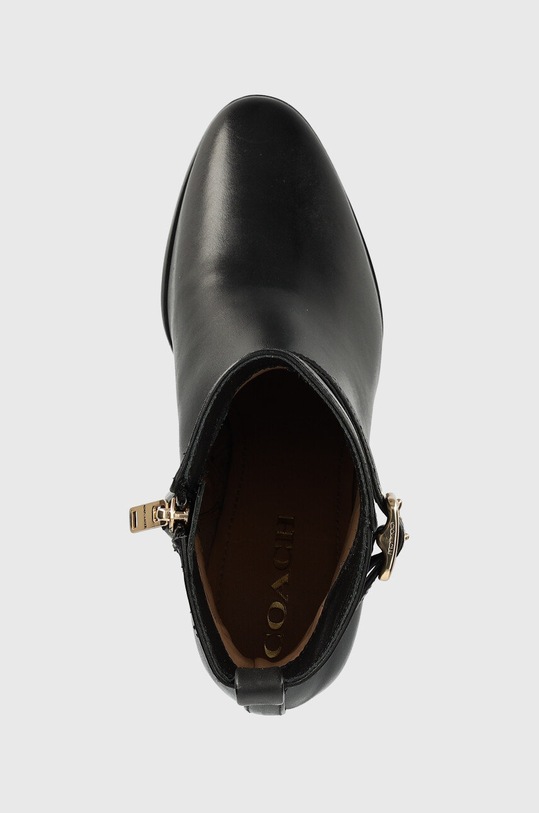 Kožené kotníkové boty Coach Olivia černá CD157.BLK