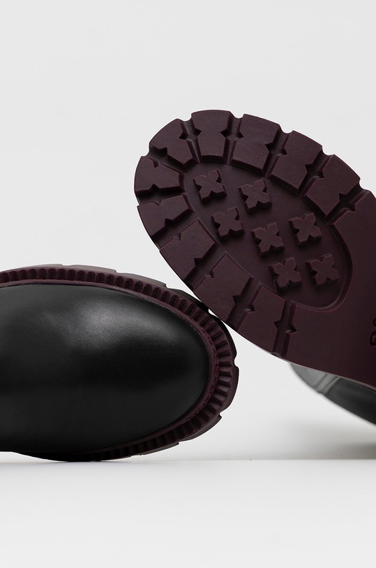 Kožené kotníkové boty Coach Alexa černá CD219.PMB