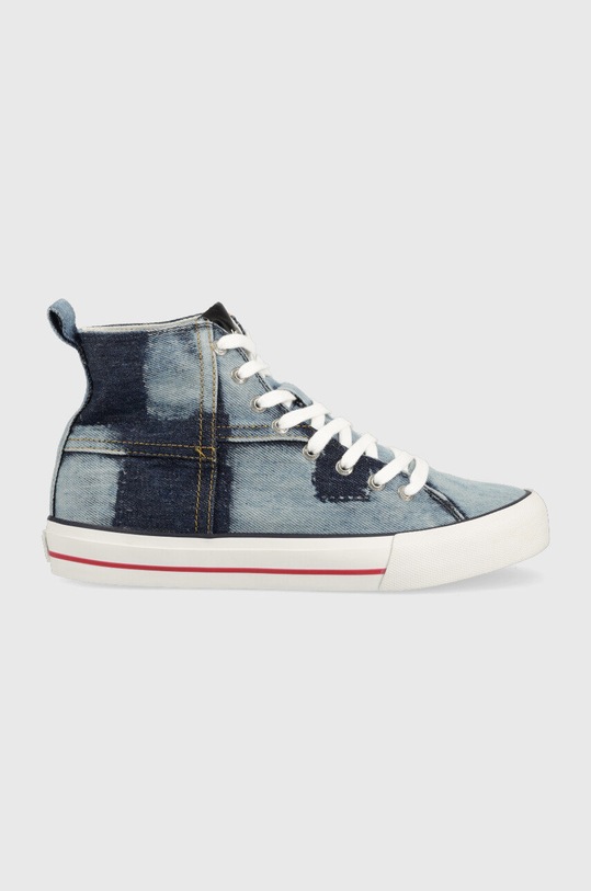 Desigual trampki TRAVEL PATCH płaska niebieski 22WSKD03.5006