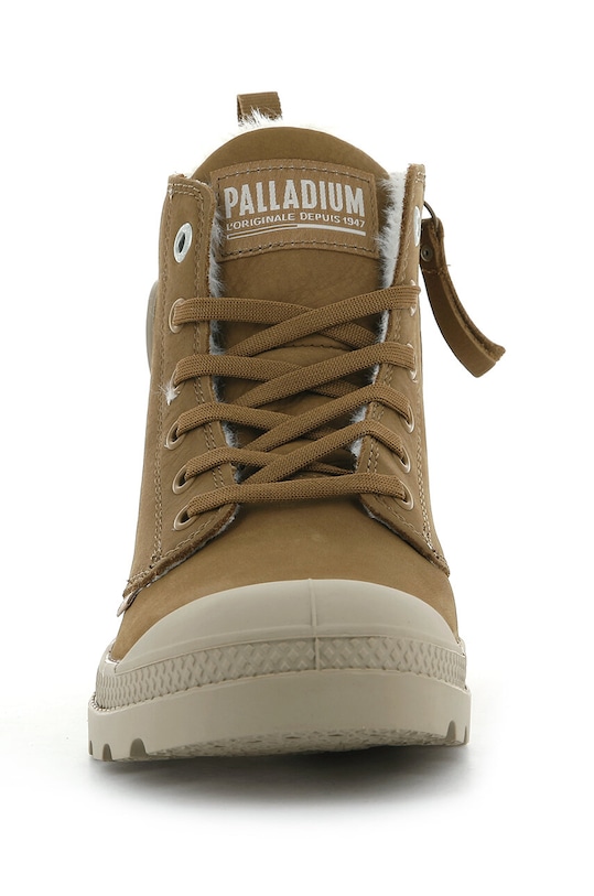 Boty Semišové tenisky Palladium Pampa Hi Zip 95982.254.M hnědá