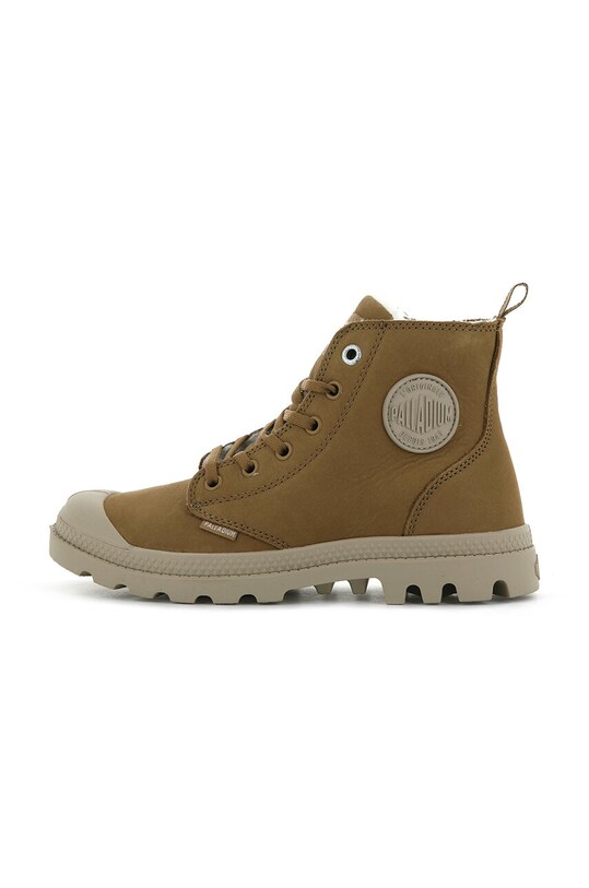 Palladium tenisi din piele intoarsa Pampa Hi Zip 95982.254.M