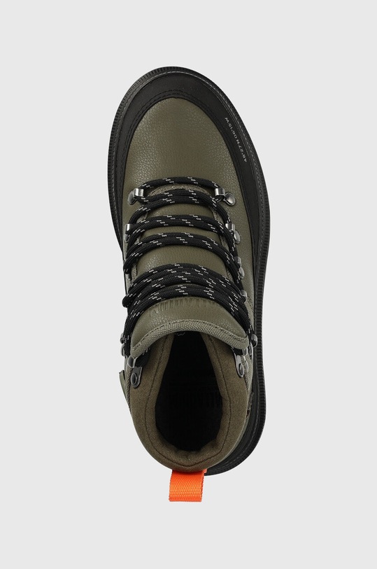 Palladium cizme din piele intoarsa Palladium x Finisterre verde 78554.309.M