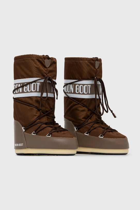 Moon Boot śniegowce Icon Nylon 14004400.SHITAKE brązowy AW22