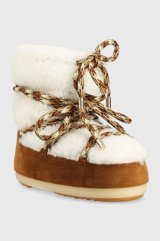 Зимние сапоги Moon Boot Light Low Shearling 14600700.WHISKY коричневый AW22