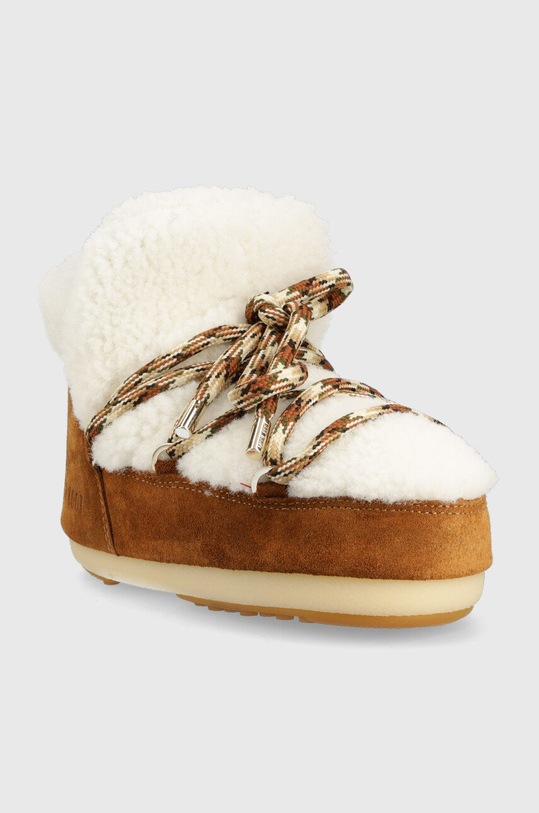 Moon Boot śniegowce Pumps Shearling 14600900.WHISKY brązowy AW22