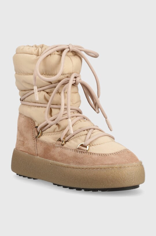 Sněhule Moon Boot Ltrack Suede Nylon 24500200.CIPRIA béžová AW22