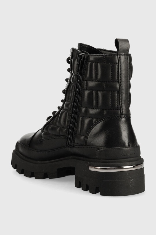 Obuwie Aldo botki skórzane Quilt 13474600.QUILT czarny