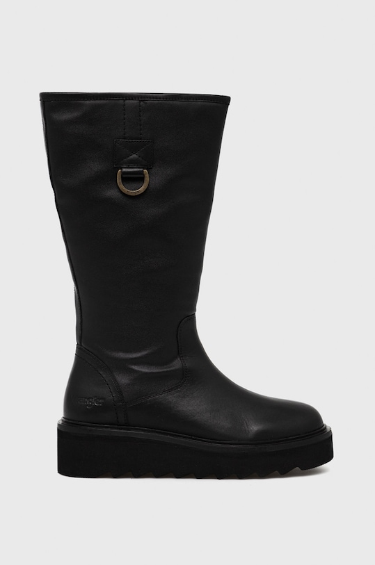 Wrangler kozaki Jane Hi imitacja skóry licowej czarny WL22530A.062