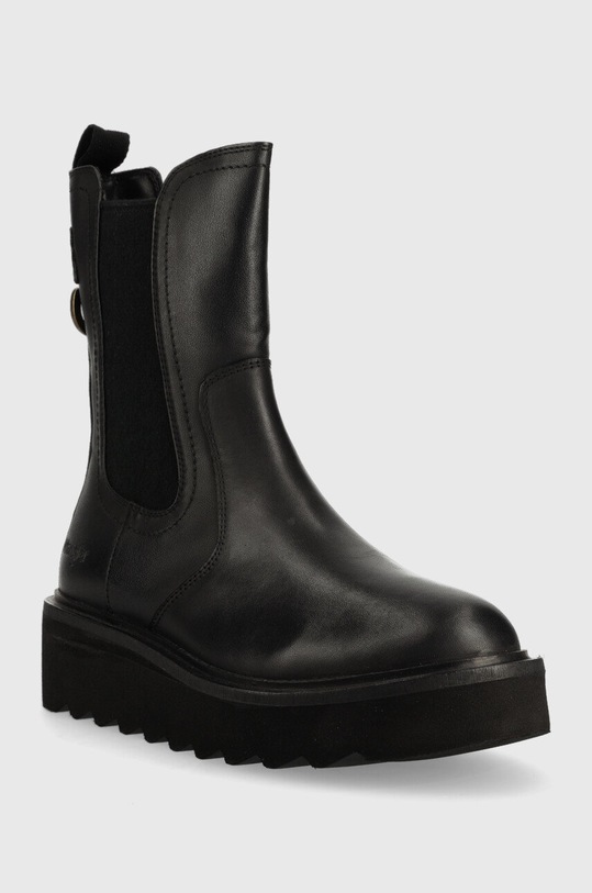 Wrangler ghete chelsea de piele Jane Chelsea WL22536A.062 negru AW22