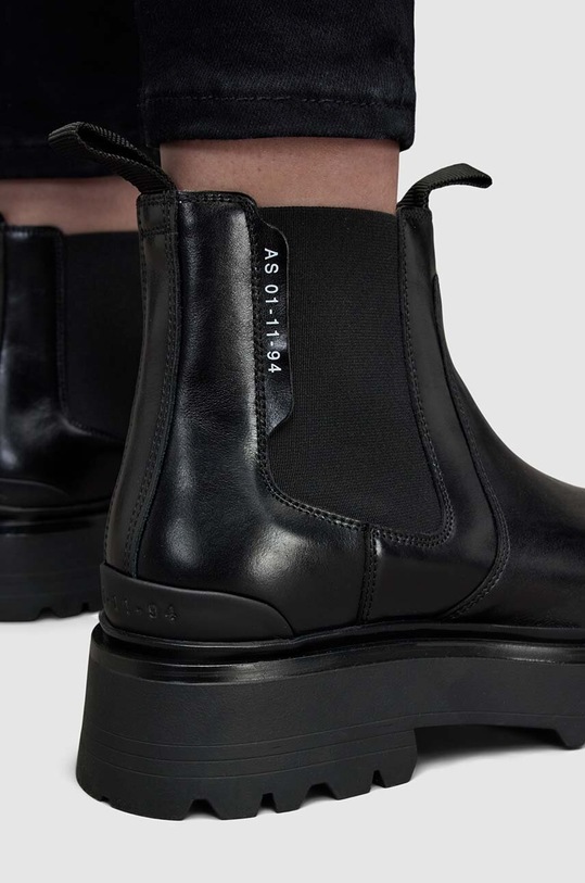 Kožené kotníkové boty AllSaints WF580X