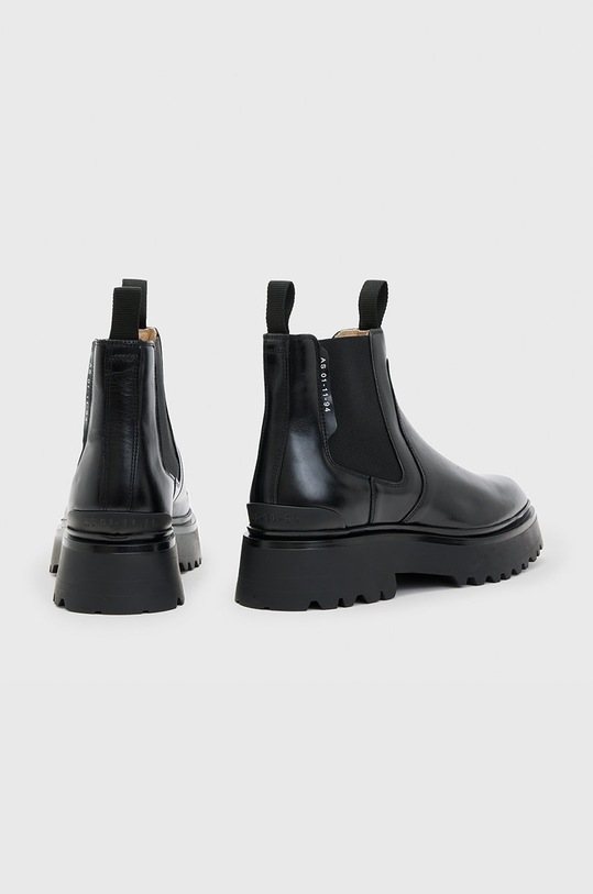 AllSaints ghete chelsea de piele WF580X negru