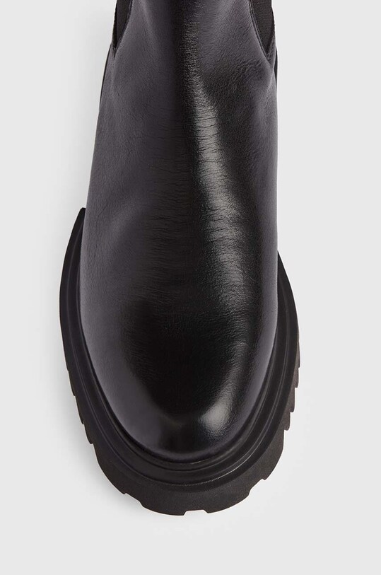 Шкіряні черевики AllSaints WF090Y чорний