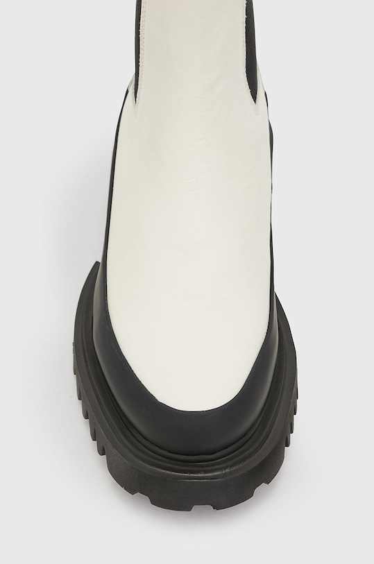 AllSaints ghete chelsea de piele WF676X bej AW22