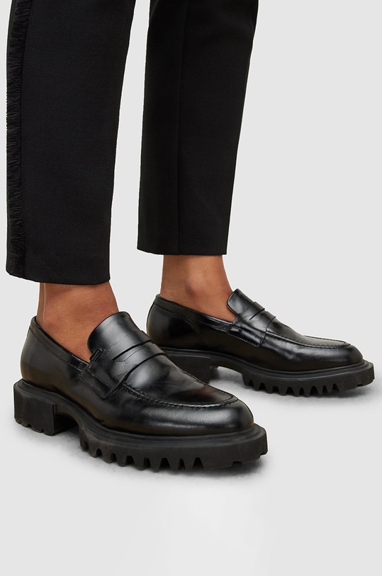 Шкіряні мокасини AllSaints WF0052Z