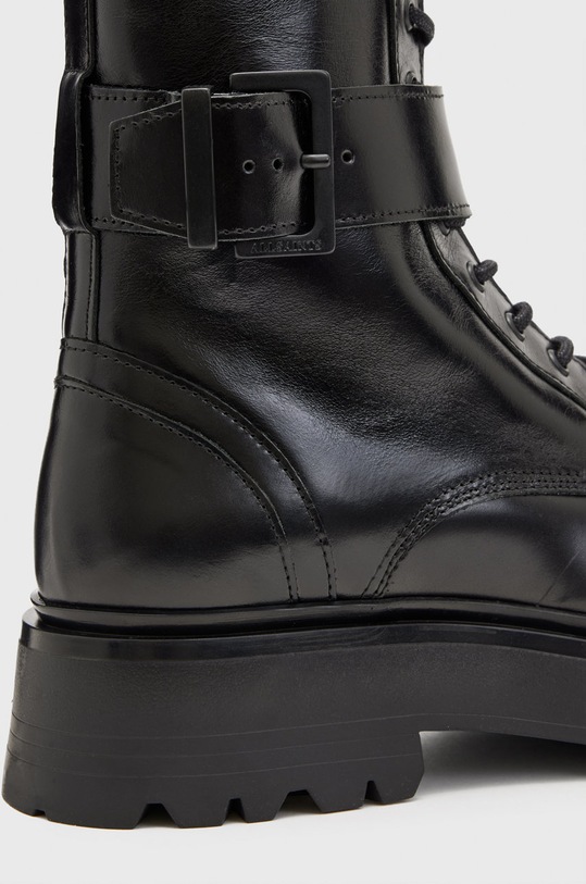 AllSaints workery skórzane Onyx WF584X czarny