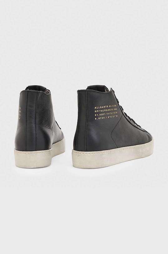Scarpe AllSaints scarpe da ginnastica in pelle Tana High Top WF637X nero