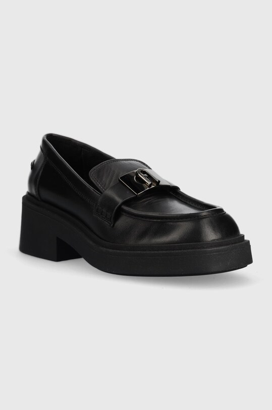 Furla Mokasyny skórzane College YF58FCG.WU0000.O6000 czarny AW22